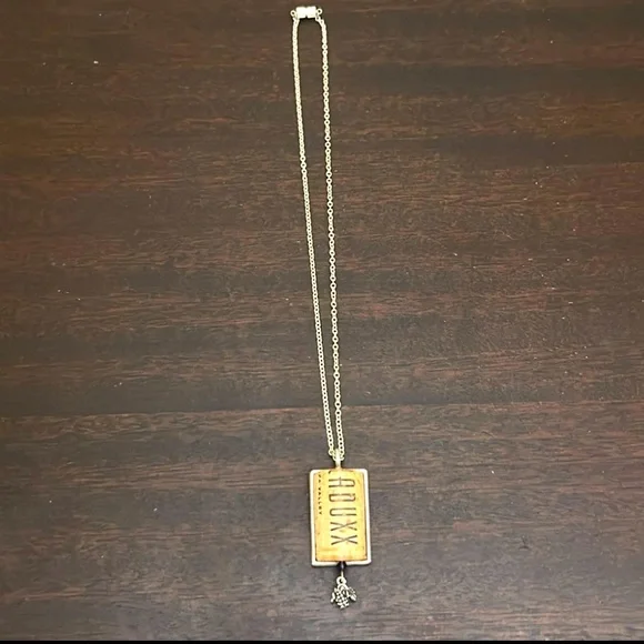 Wine Cork Necklace Vintage Swarovski NWT - Picture 9 of 10